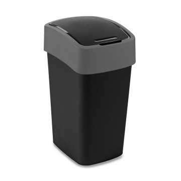 Контейнер для мусора чорний "FLIP BIN" 25L