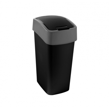 Контейнер для сміття чорний "FLIP BIN" 45L, 02172
