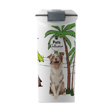Контейнер для сухого корму, на коліщатках Curver 54л (20кг) PET LIFE 03906-Е27