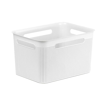Кошик для зберігання речей Rotho Brisen Box 16L білий (10239)