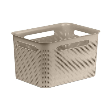 Кошик для зберігання речей Rotho Brisen Box 16L капучино (10239)