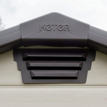 Пластиковий сарай розбірний Keter "MANOR" 6х5 бежевий