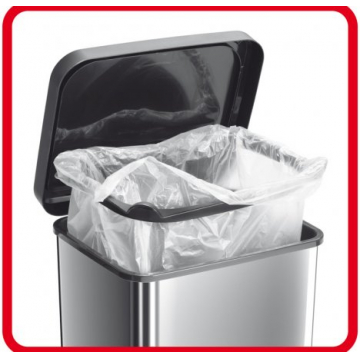 Відро для сміття Rotho "Paso" 20L (17541) білий