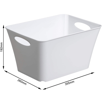 Кошик для зберігання Rotho Living 11L білий (17920)