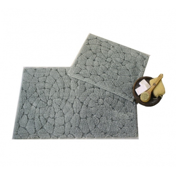 Набор ковриков для ванной хлопок Vonaldi Elegant Buzul 60*100+60*50 зеленый