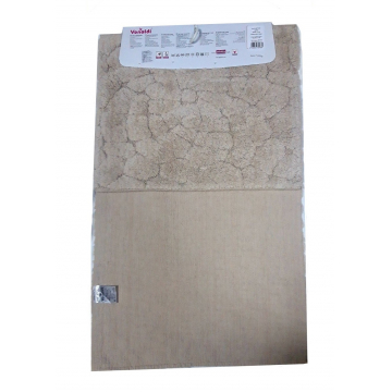 Набор ковриков для ванной хлопок Vonaldi Buzul 60*100+60*50 капучино