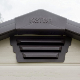 Пластиковий сарай розбірний Keter "MANOR" 4х6 бежевий 17197126