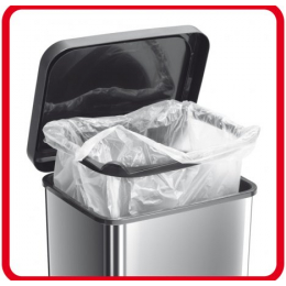 Відро для сміття Rotho "Paso" 20L (17541) білий