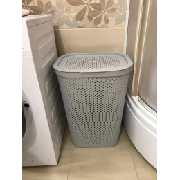 Кошик для білизни пластиковий Curver Infiniti 60л 04754 сірий